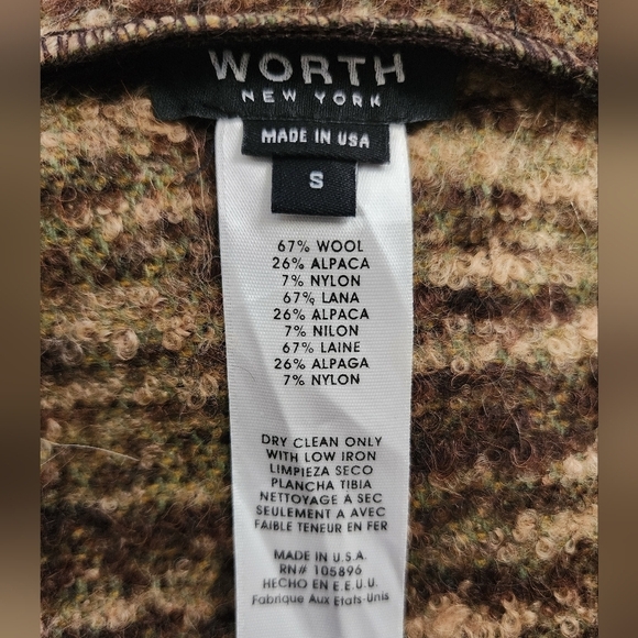 Worth Women's Winter Long Cardigan, szSM - Picture 2 of 11